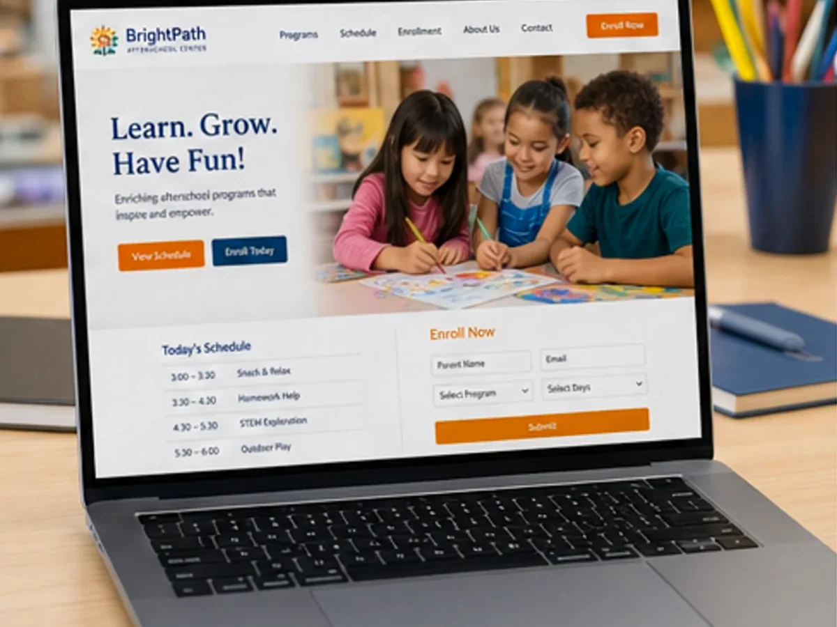 Site cu exemple pentru centre afterschool - model de site pentru centre afterschool - Creare site afterschool