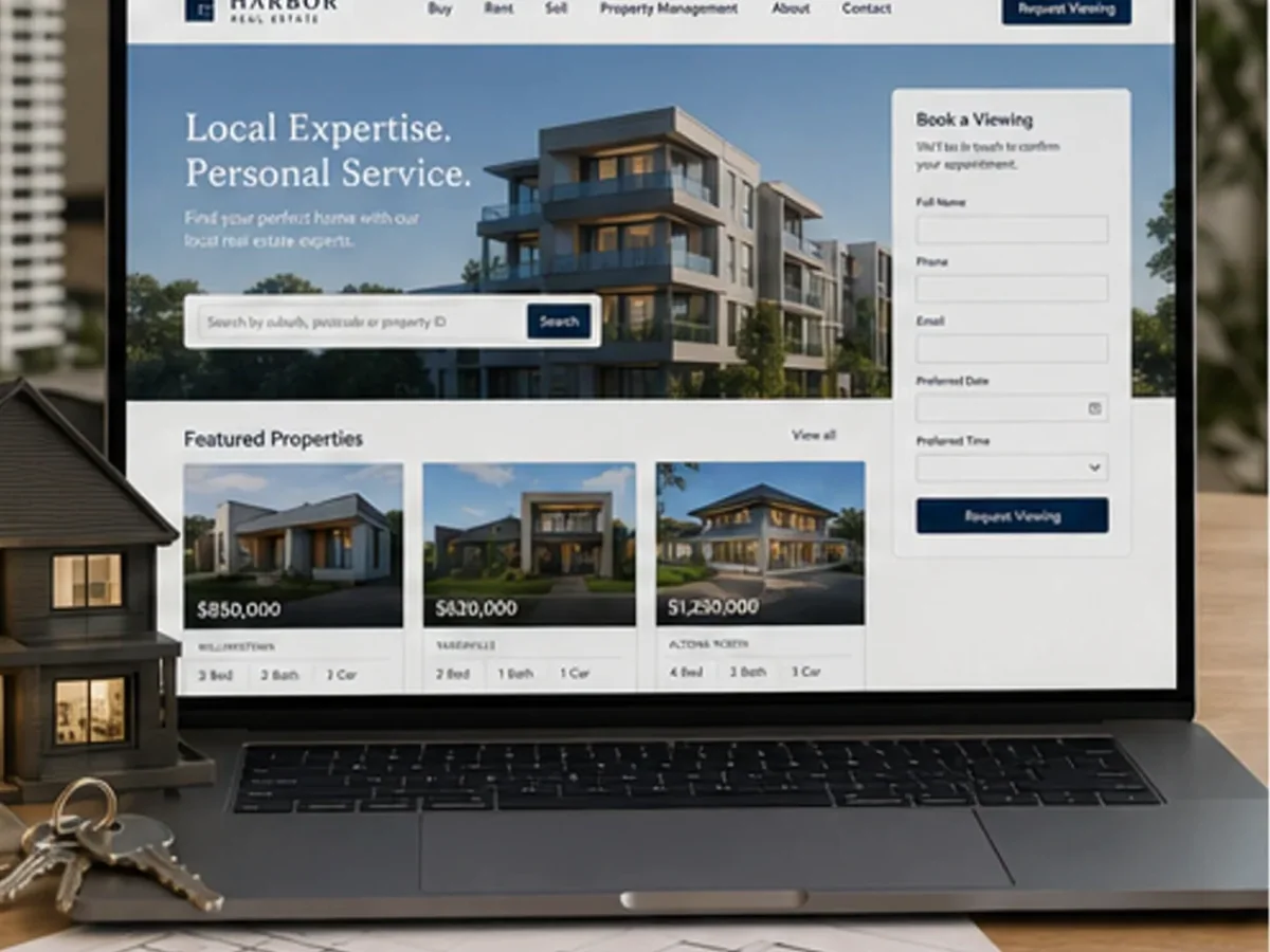 Site de încredere pentru agenție imobiliară - model de site pentru agenții imobiliare - Creare site agenție imobiliară