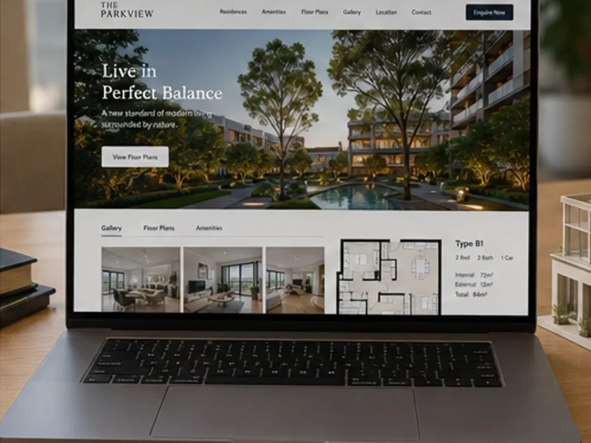 Site rapid pe mobil pentru ansamblu rezidențial - model de site pentru ansambluri rezidențiale - Creare site ansamblu rezidențial