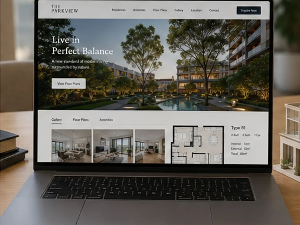 Site cu servicii pentru ansambluri rezidențiale - model de site pentru ansambluri rezidențiale - Creare site ansamblu rezidențial