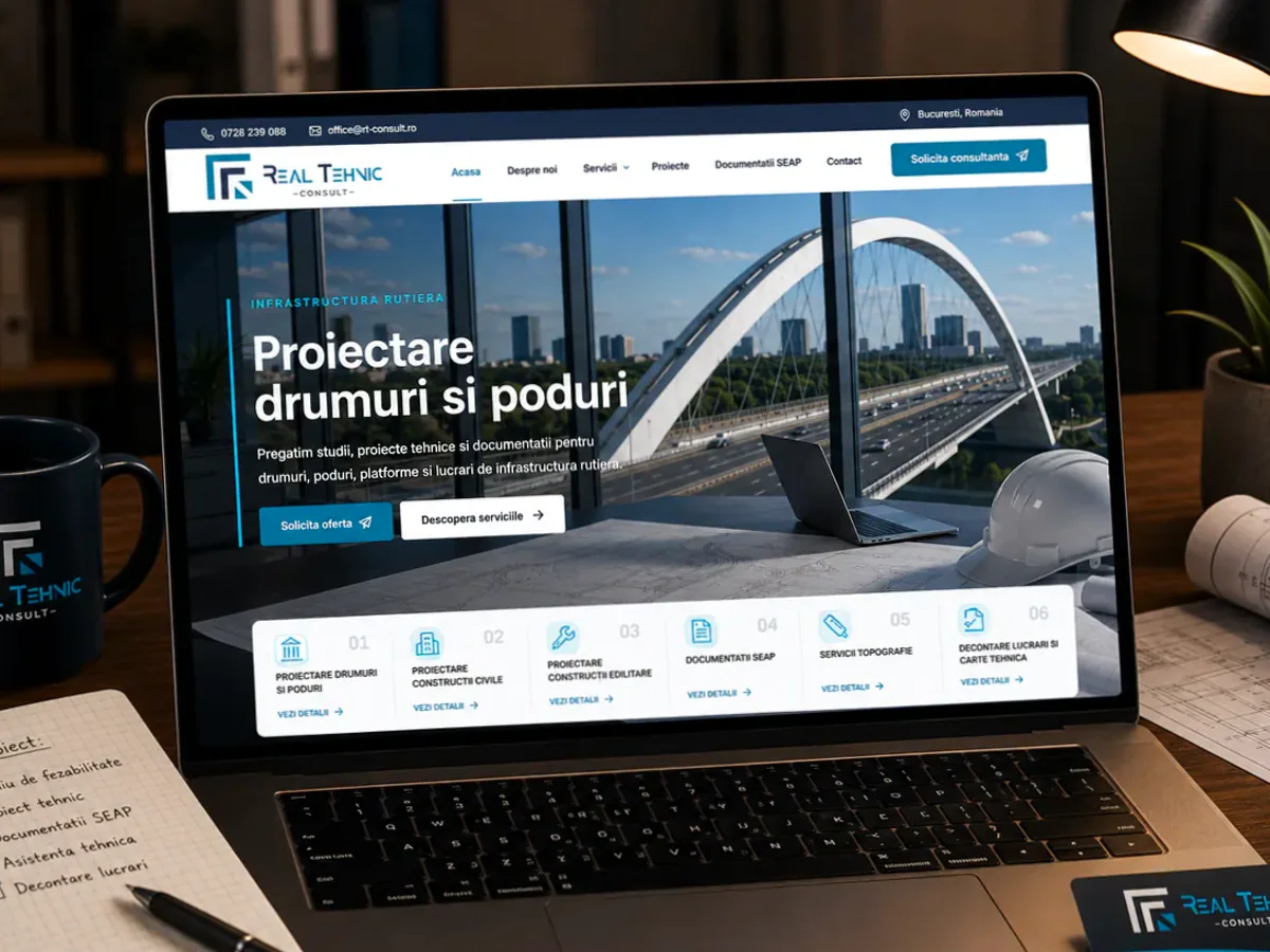 Site cu exemple pentru birouri de arhitectură - model de site pentru birouri de arhitectură - Creare site arhitect