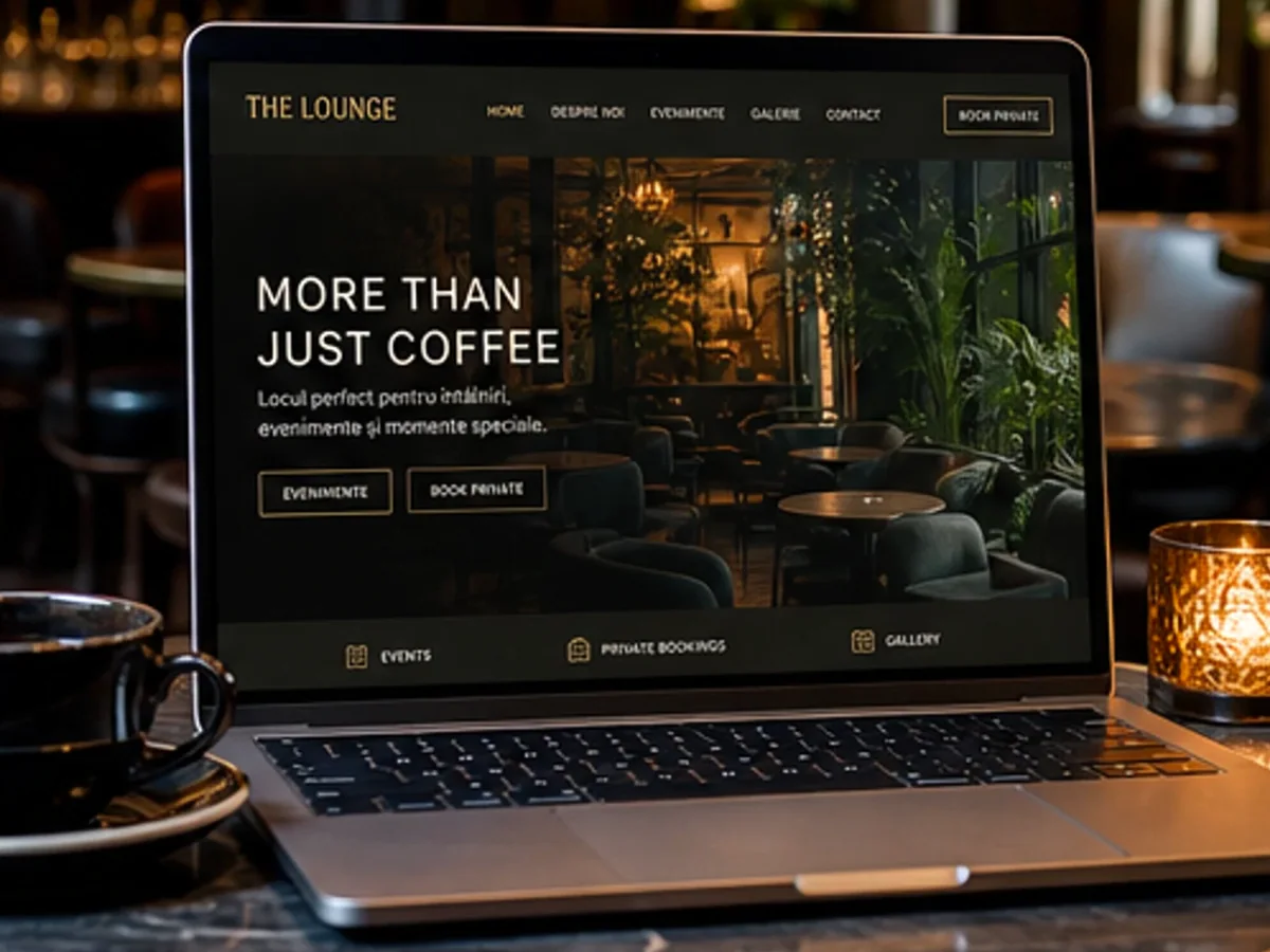 Prăjitorie de cafea cu shop online - model de site pentru cafenele - Creare site cafenea