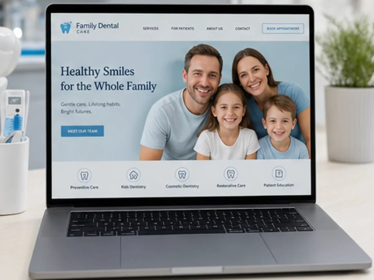 Site de încredere pentru clinică stomatologică - model de site pentru clinici stomatologice - Creare site clinică stomatologică