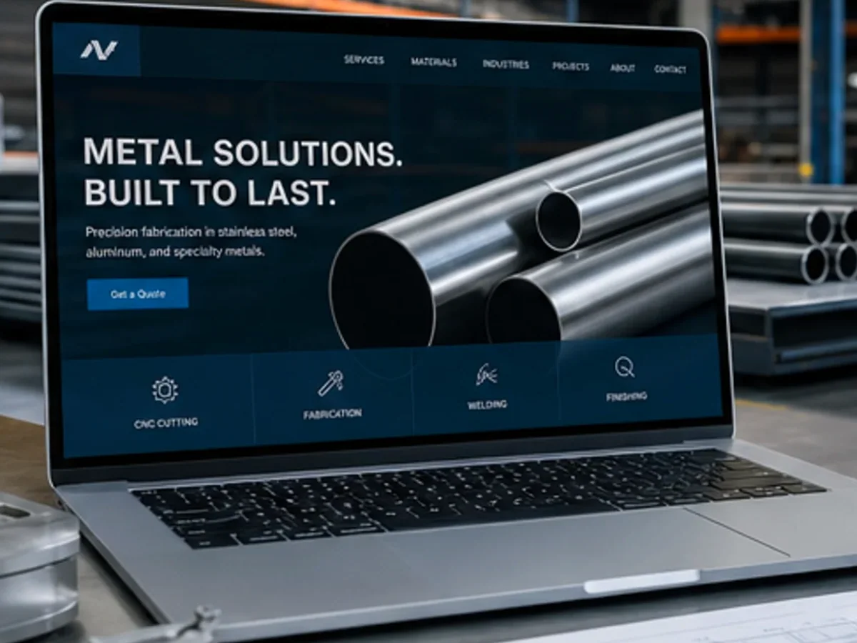 Site rapid pe mobil pentru confecții metalice - model de site pentru firme de confecții metalice - Creare site confecții metalice