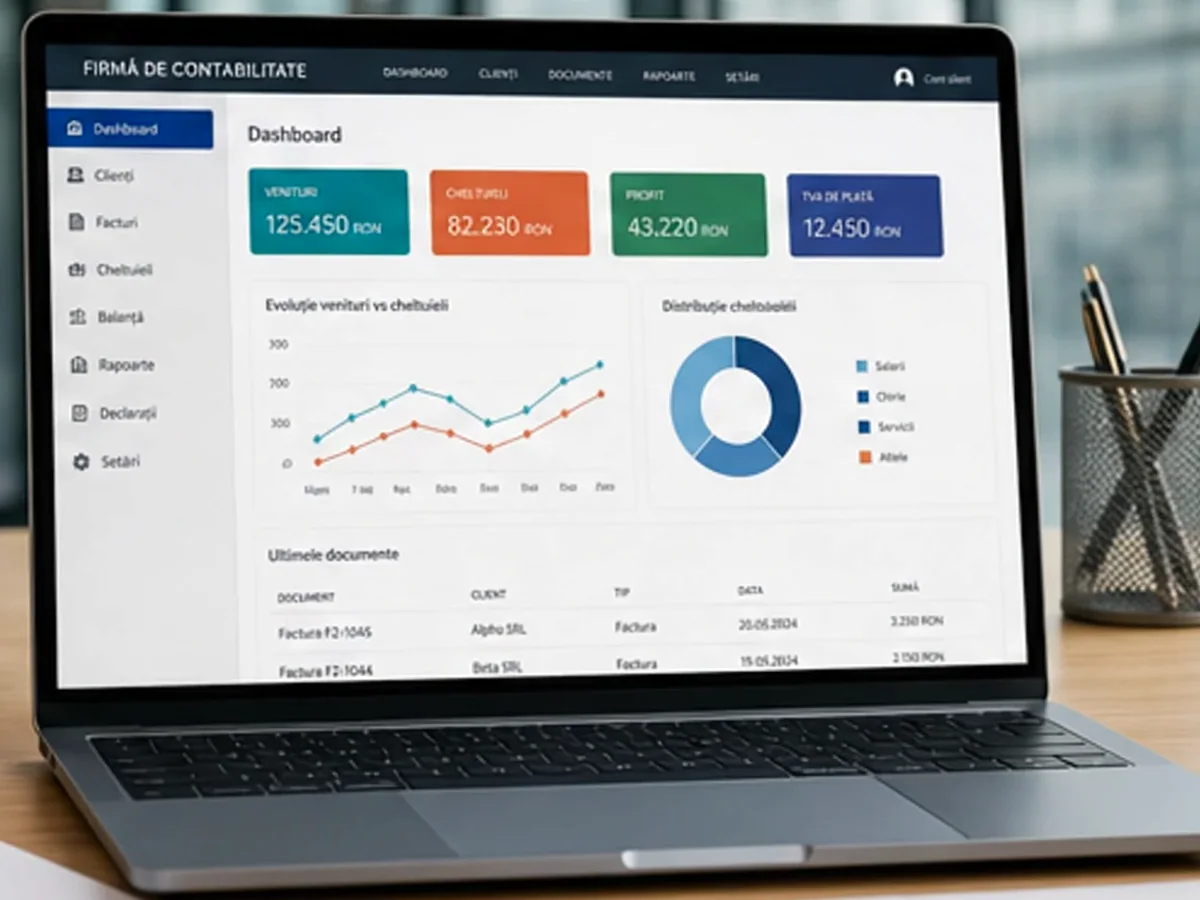 Site cu exemple pentru firme de contabilitate - model de site pentru firme de contabilitate - Creare site contabil