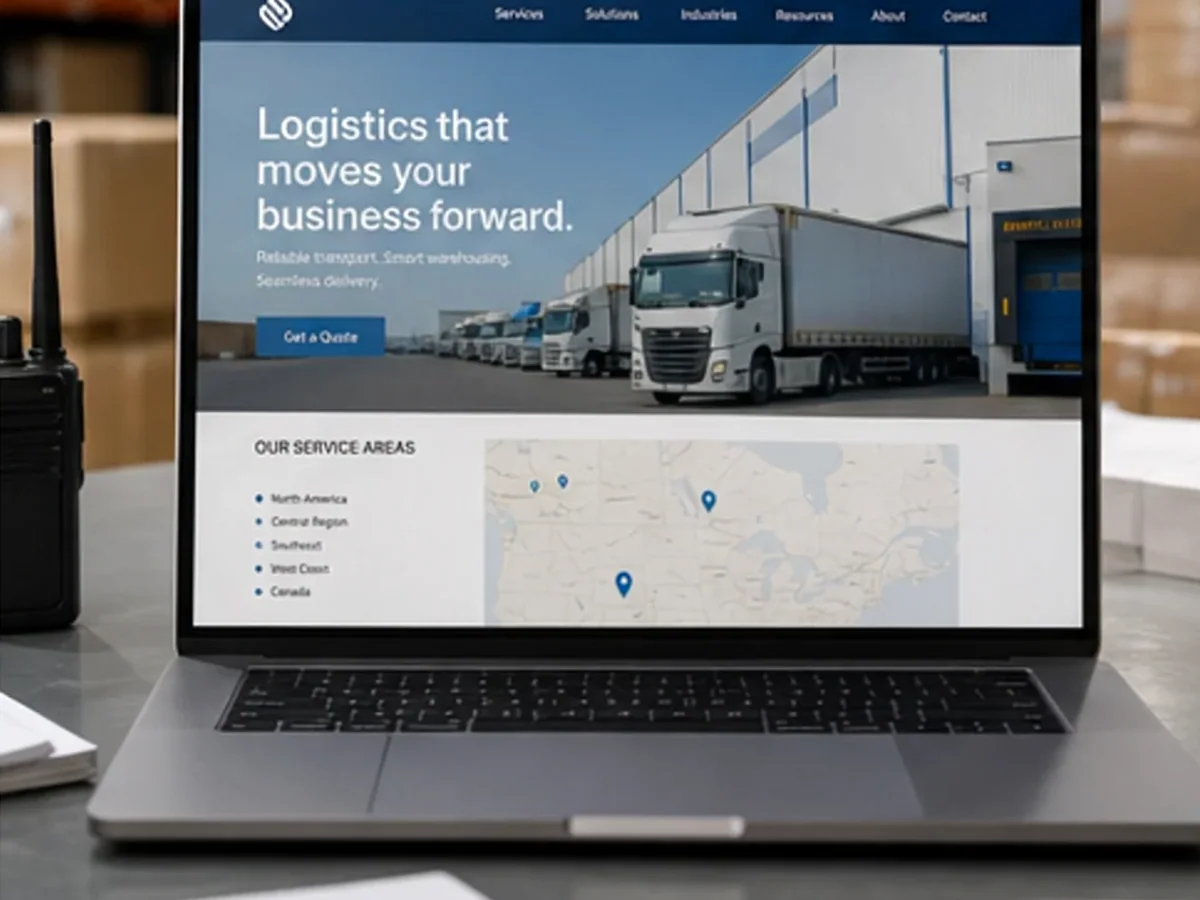 Site de încredere pentru curierat - model de site pentru firme de curierat - Creare site curierat