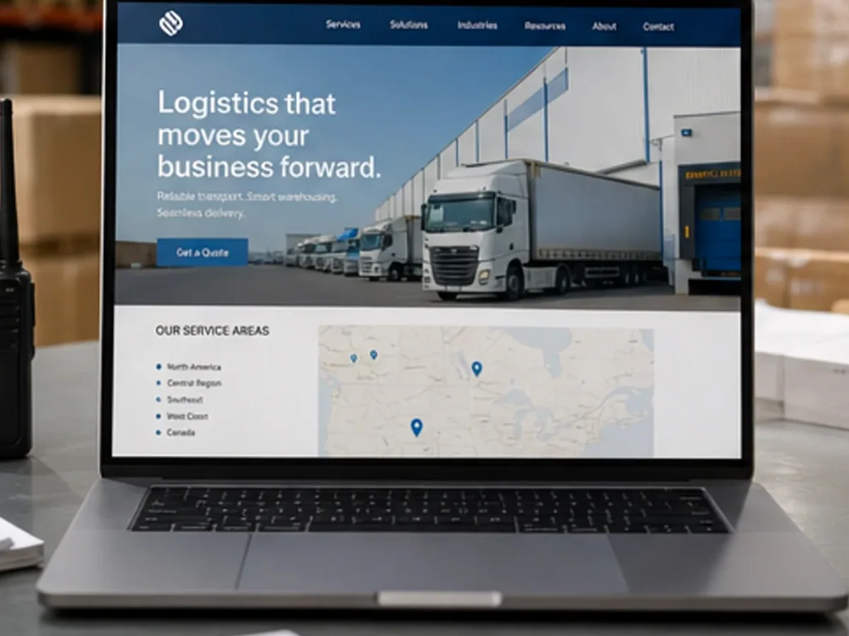 Site rapid pe mobil pentru curierat - model de site pentru firme de curierat - Creare site curierat