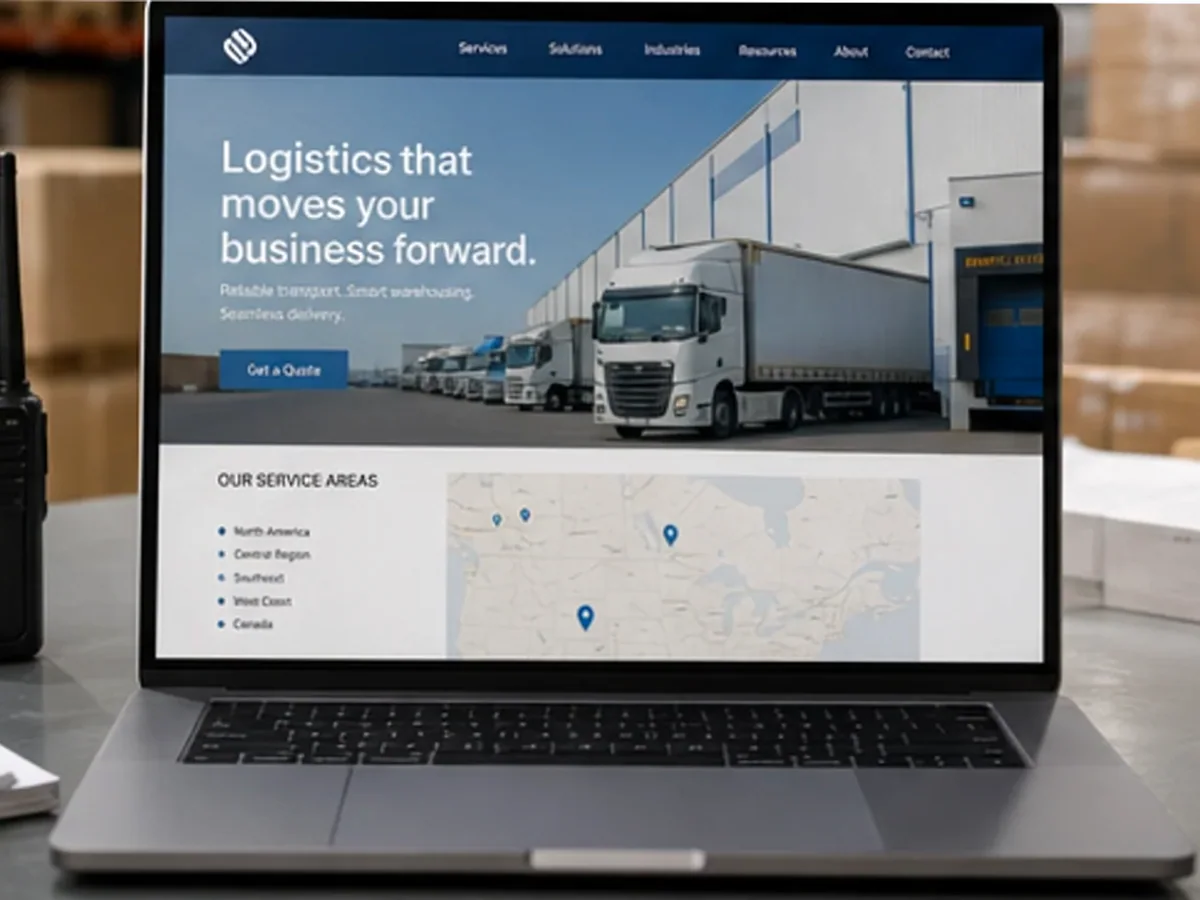 Site cu servicii pentru firme de curierat - model de site pentru firme de curierat - Creare site curierat