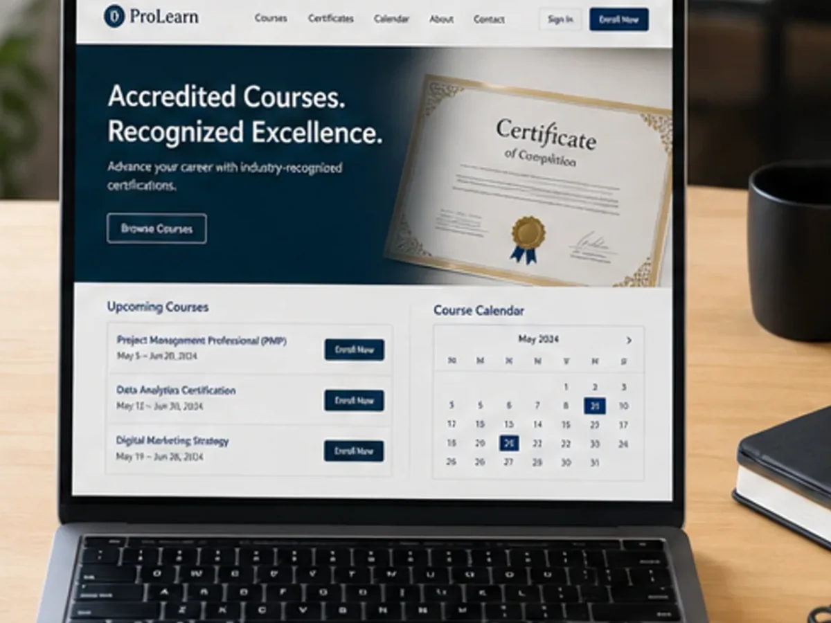 Site cu exemple pentru centre de cursuri - model de site pentru centre de cursuri - Creare site cursuri