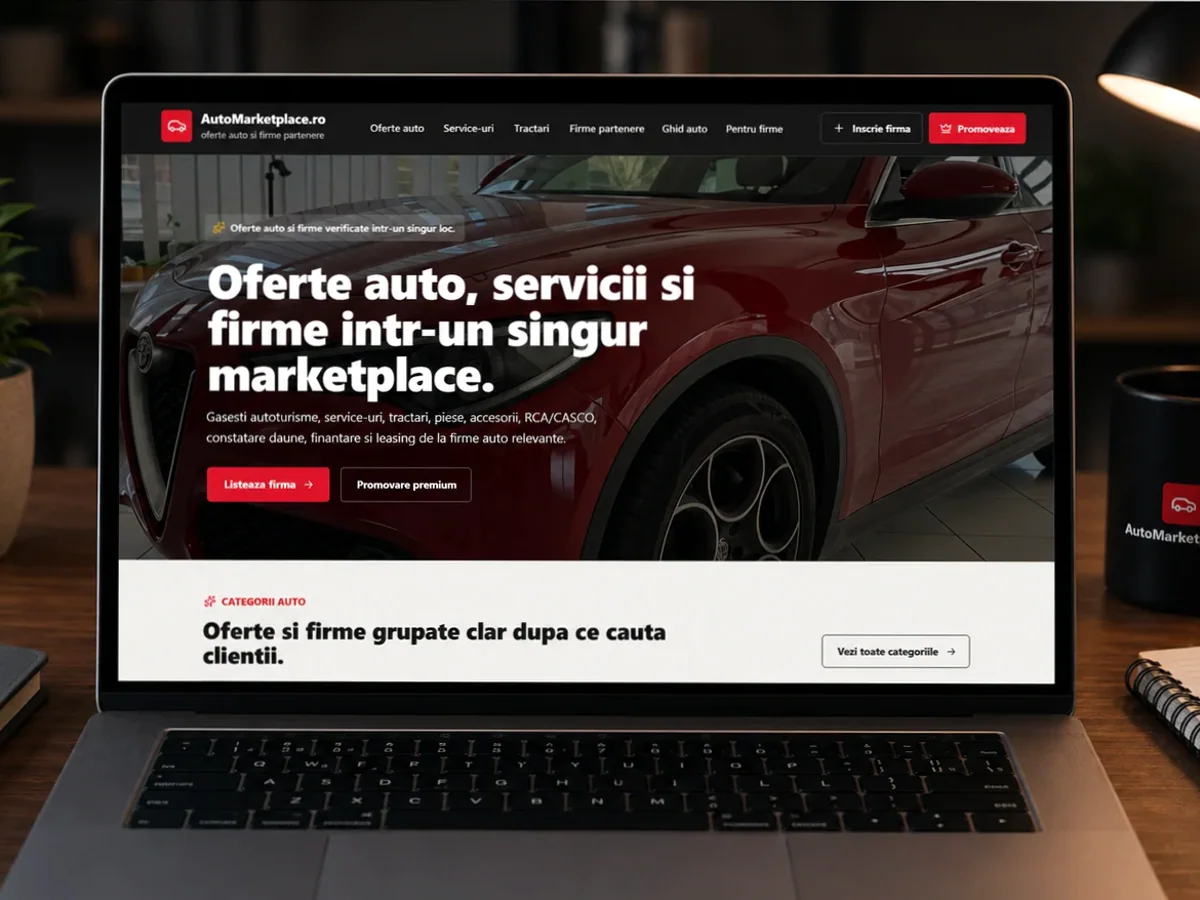 Site cu servicii pentru dealeri auto - model de site pentru dealeri auto - Creare site dealer auto