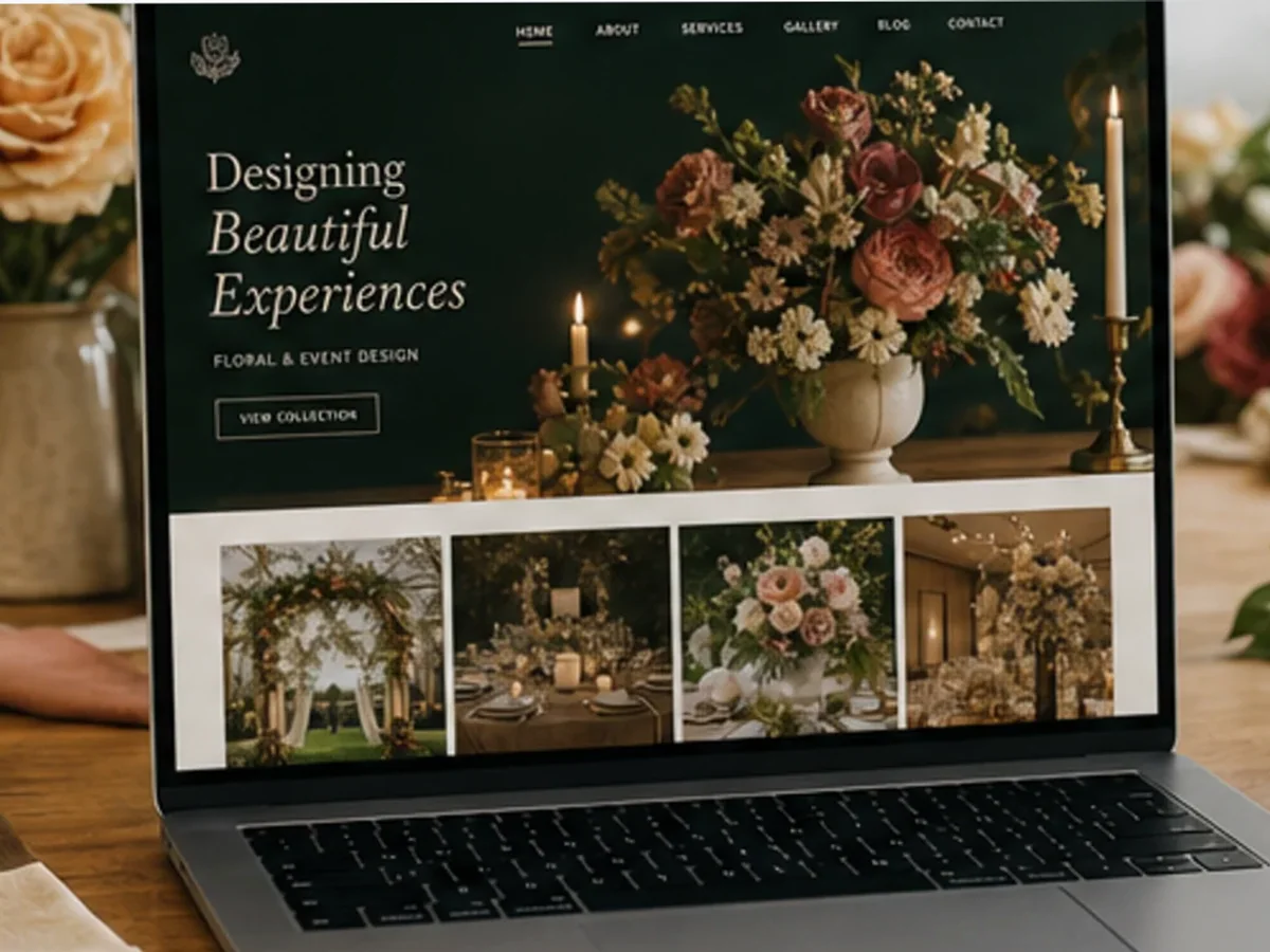 model foto realist pentru Creare site decorațiuni evenimente