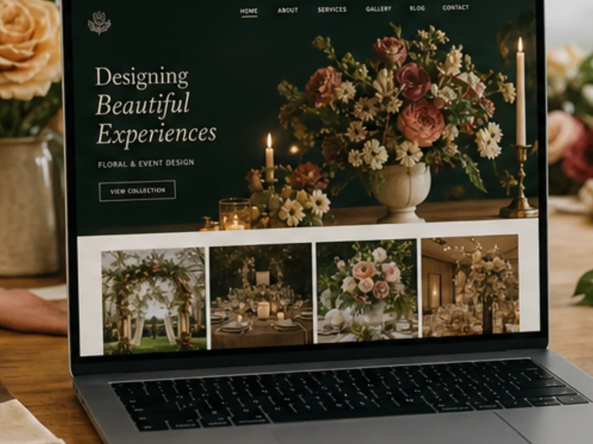 Site orientat spre cereri pentru date disponibile și pachete - model de site pentru firme de decorațiuni evenimente - Creare site decorațiuni evenimente