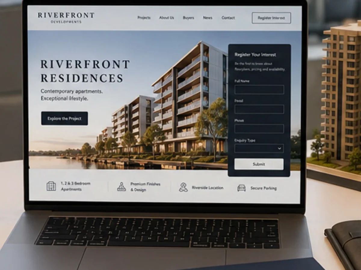 Site cu exemple pentru dezvoltatori imobiliari - model de site pentru dezvoltatori imobiliari - Creare site dezvoltator imobiliar