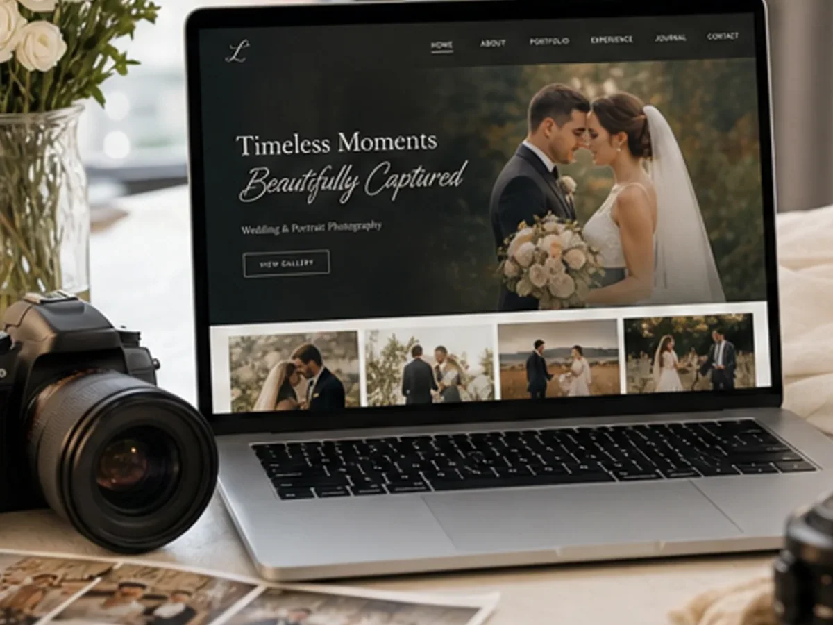 model foto realist pentru Creare site fotograf