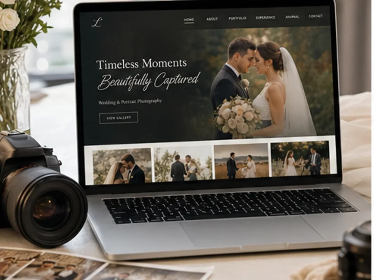 Site orientat spre cereri pentru date disponibile și pachete - model de site pentru fotografi - Creare site fotograf
