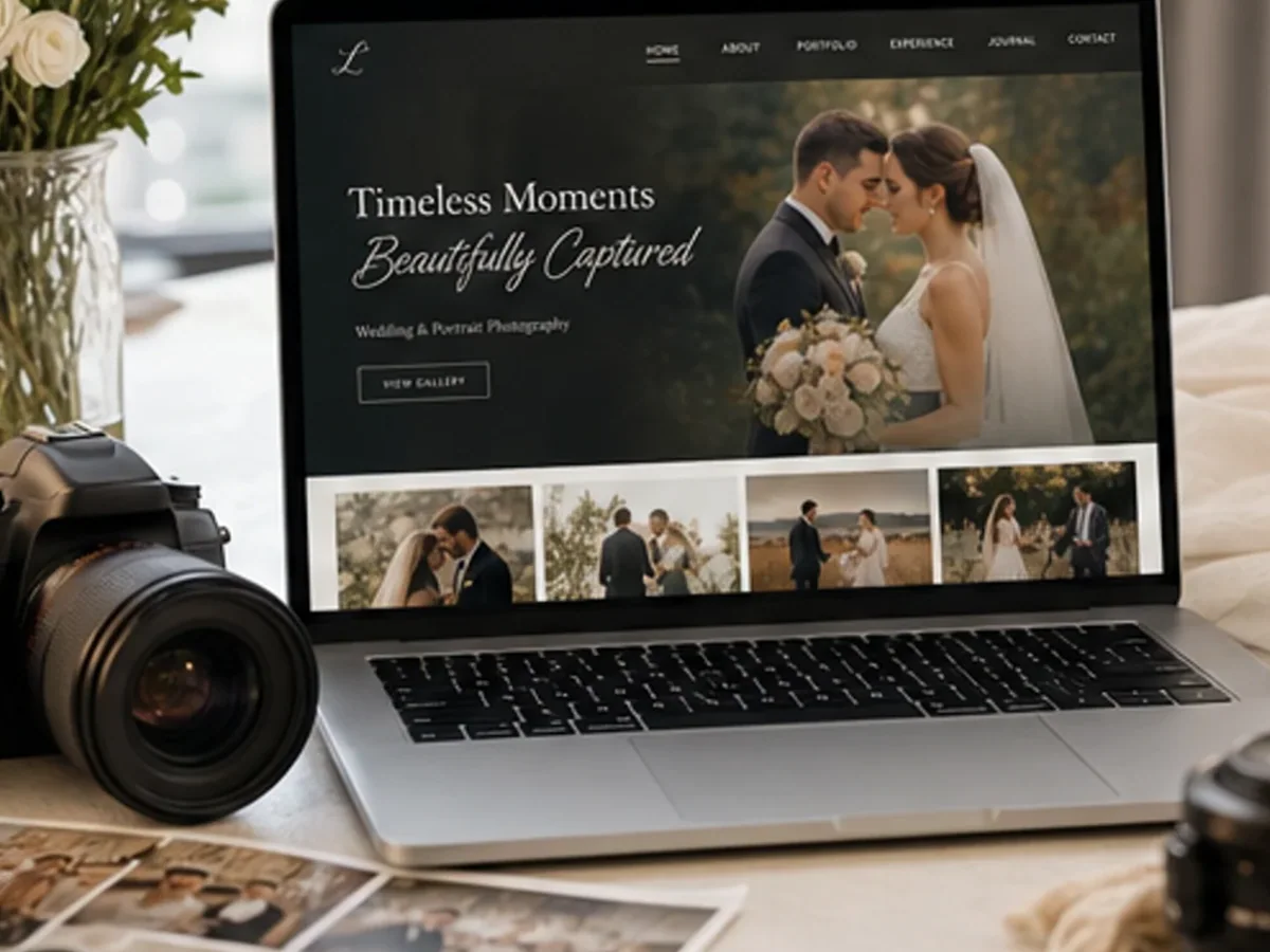 Site cu servicii pentru fotografi - model de site pentru fotografi - Creare site fotograf