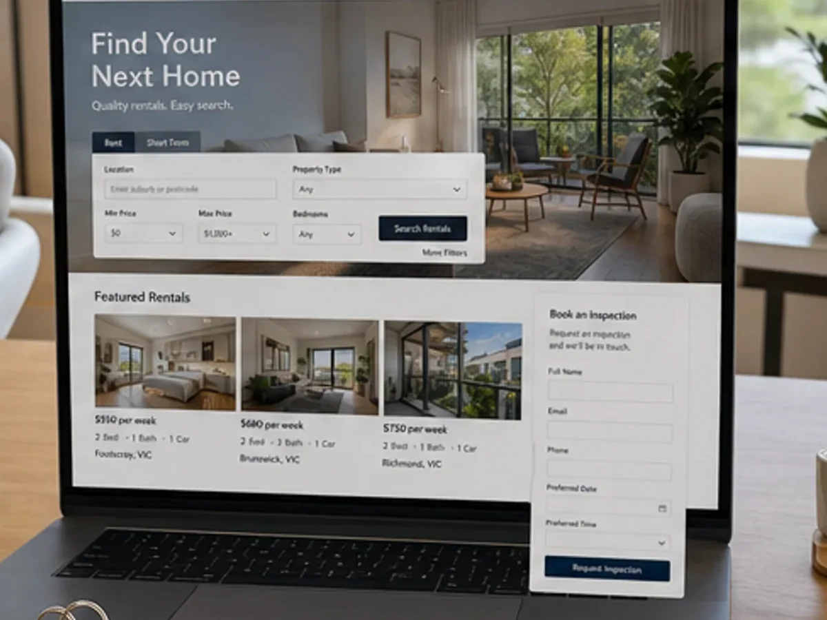 Site rapid pe mobil pentru închirieri apartamente - model de site pentru servicii de închirieri apartamente - Creare site închirieri apartamente