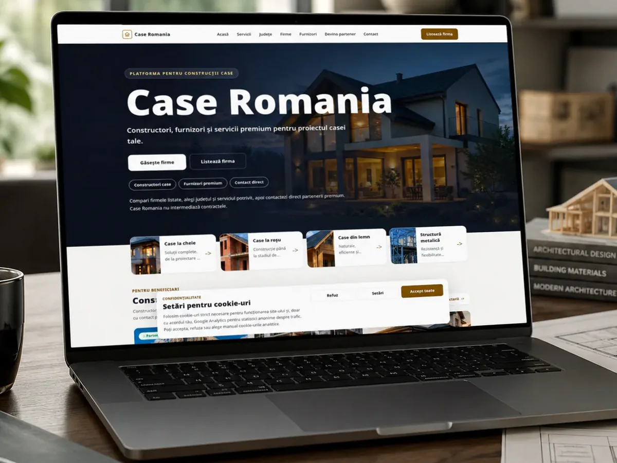 Site de încredere pentru materiale de construcții - model de site pentru firme de materiale de construcții - Creare site materiale de construcții