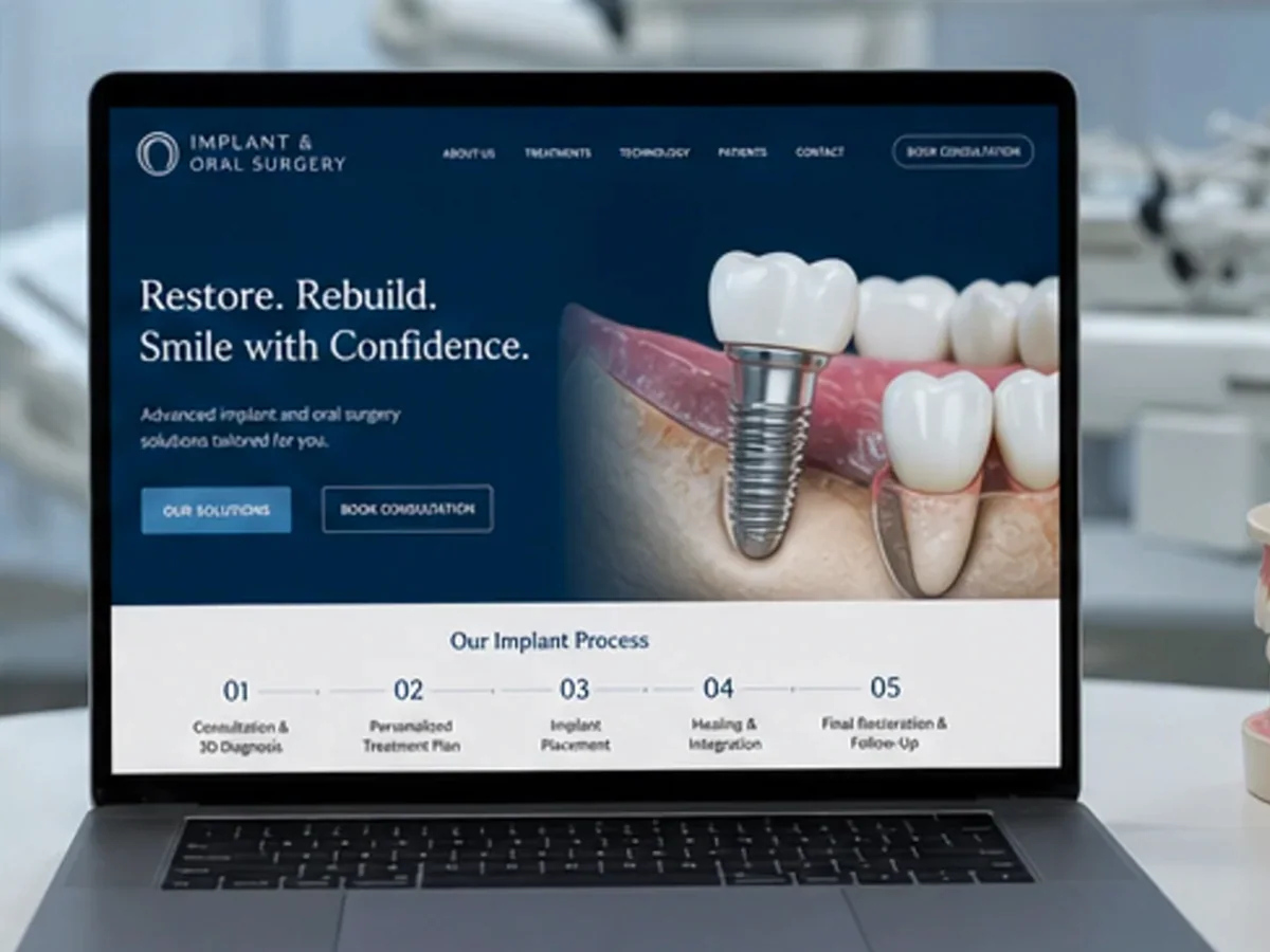 Urgențe și programări rapide - model de site pentru cabinete stomatologice - Creare site medic stomatolog