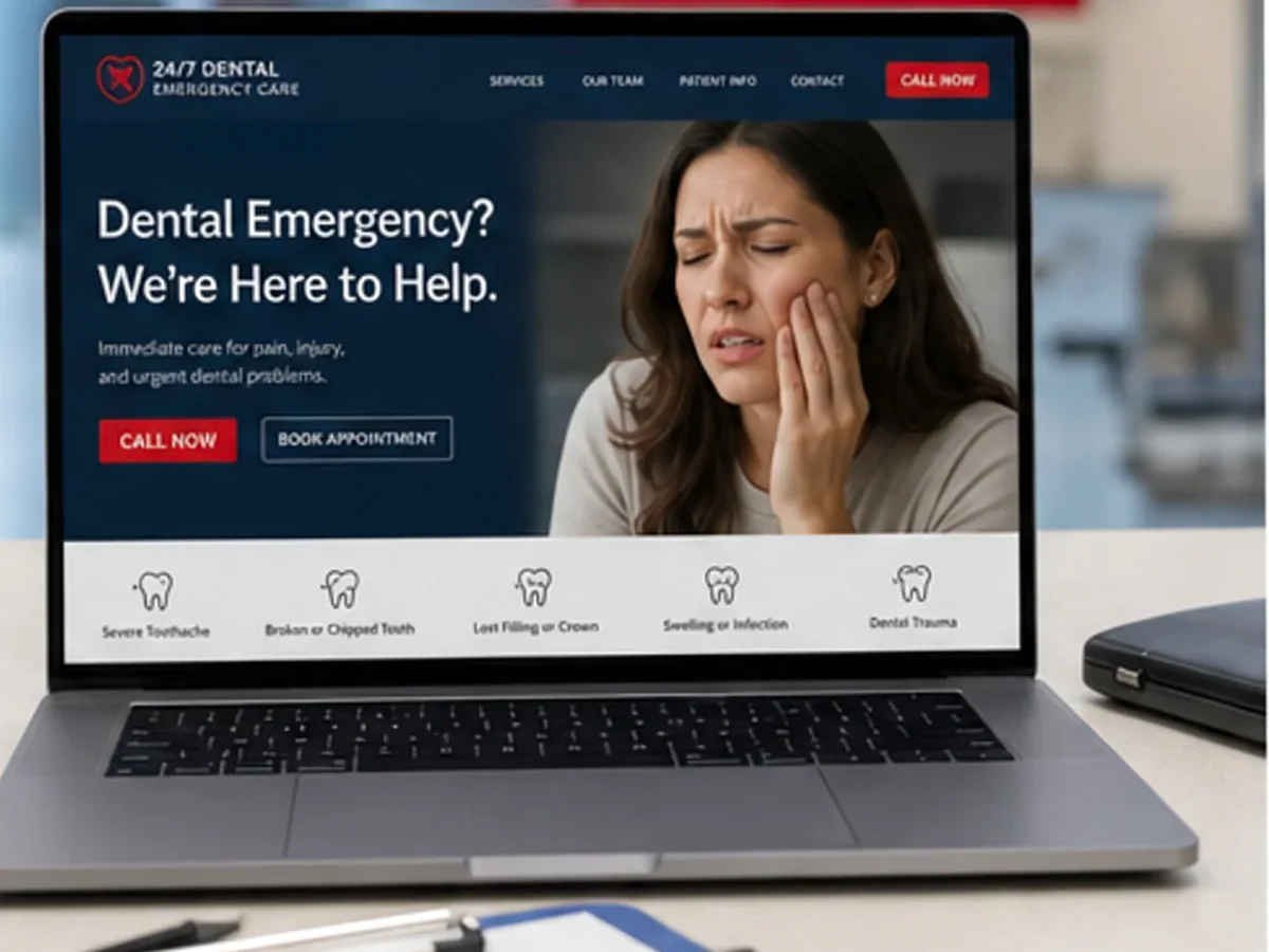 model foto realist pentru Creare site medic stomatolog