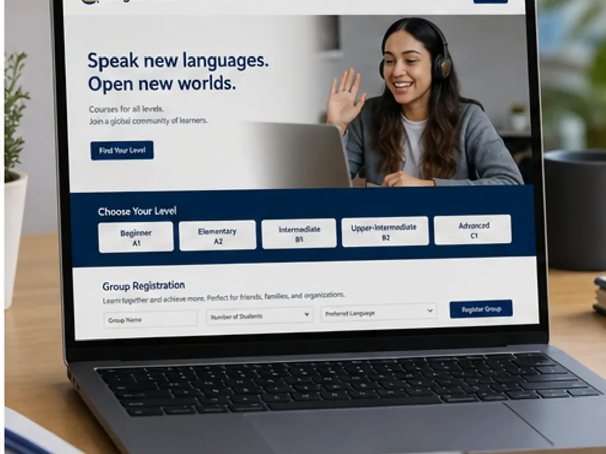 Site orientat spre înscrieri și cereri de informații - model de site pentru profesori și centre de meditații - Creare site meditații