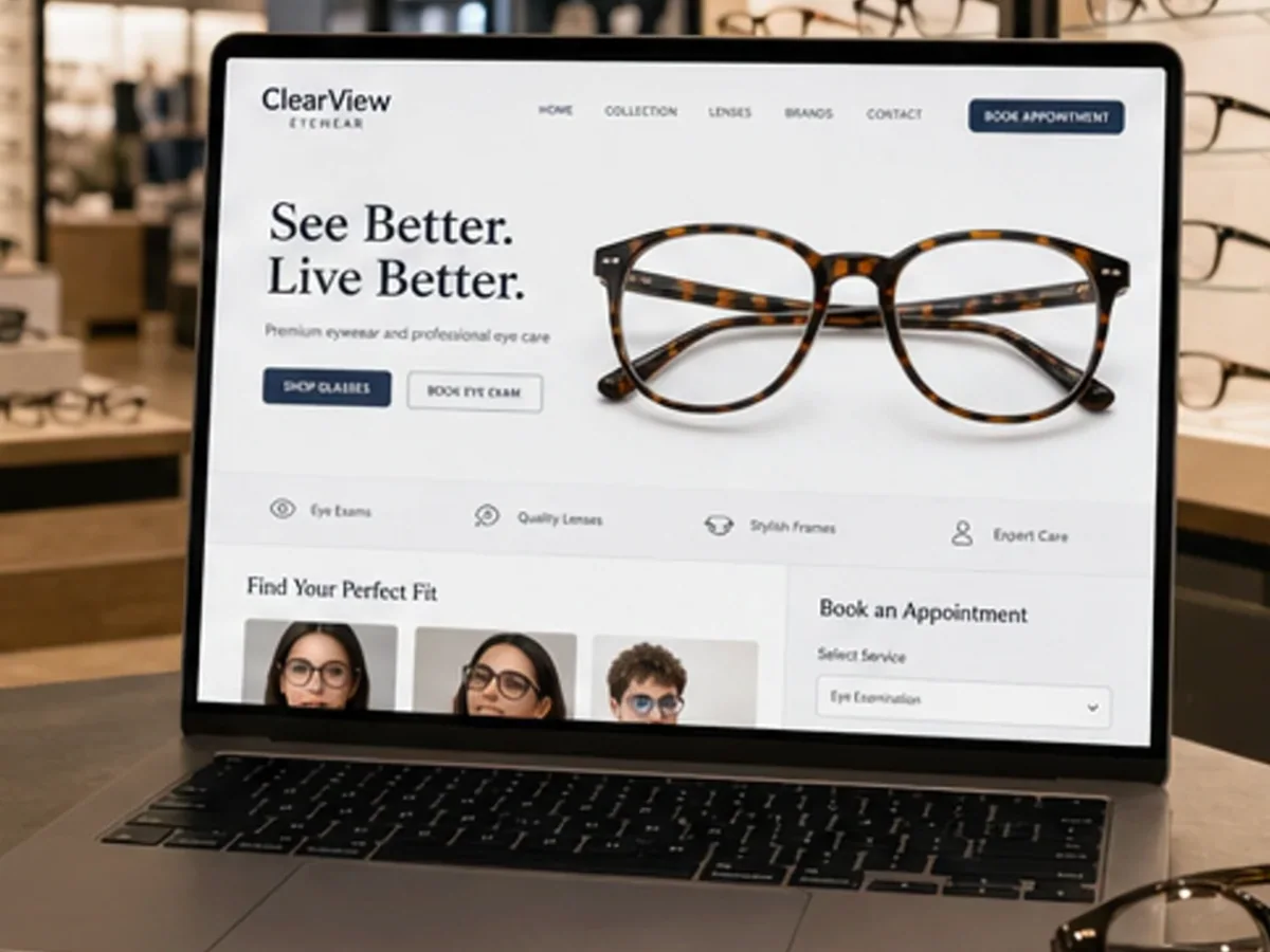 Site cu exemple pentru optici medicale - model de site pentru optici medicale - Creare site optică medicală