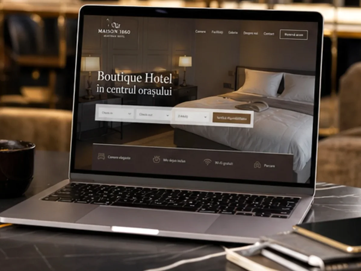Pensiune pentru grupuri și evenimente - model de site pentru pensiuni - Creare site pensiune