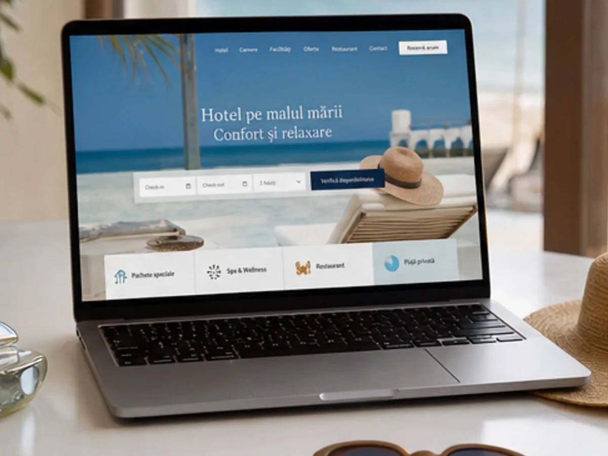 Pensiune pentru familii și weekenduri - model de site pentru pensiuni - Creare site pensiune