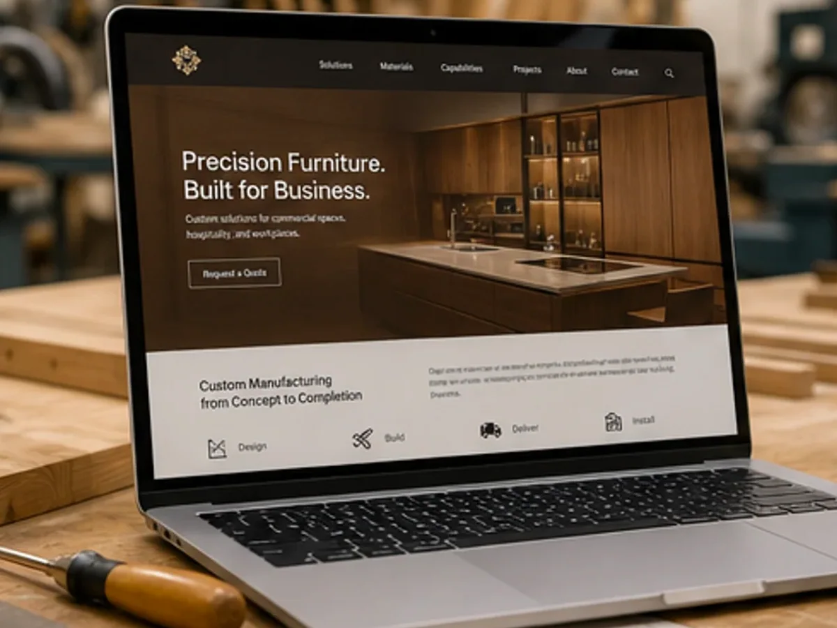 Site rapid pe mobil pentru producător mobilă - model de site pentru producători de mobilă - Creare site producător mobilă