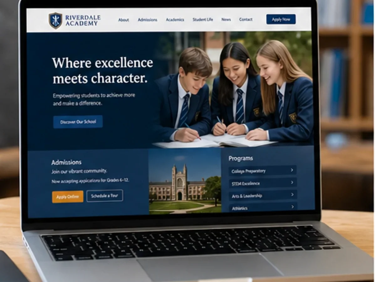 Site de încredere pentru școală privată - model de site pentru școli private - Creare site școală privată