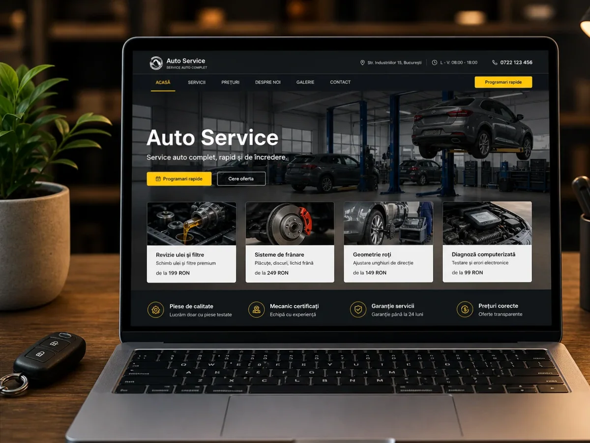Site de încredere pentru școală de șoferi - model de site pentru școli de șoferi - Creare site școală de șoferi