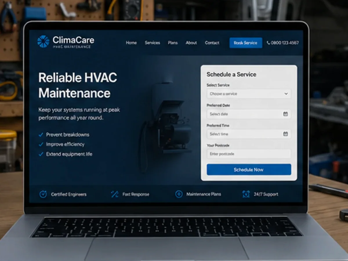 Site rapid pe mobil pentru service centrale - model de site pentru firme service centrale - Creare site service centrale