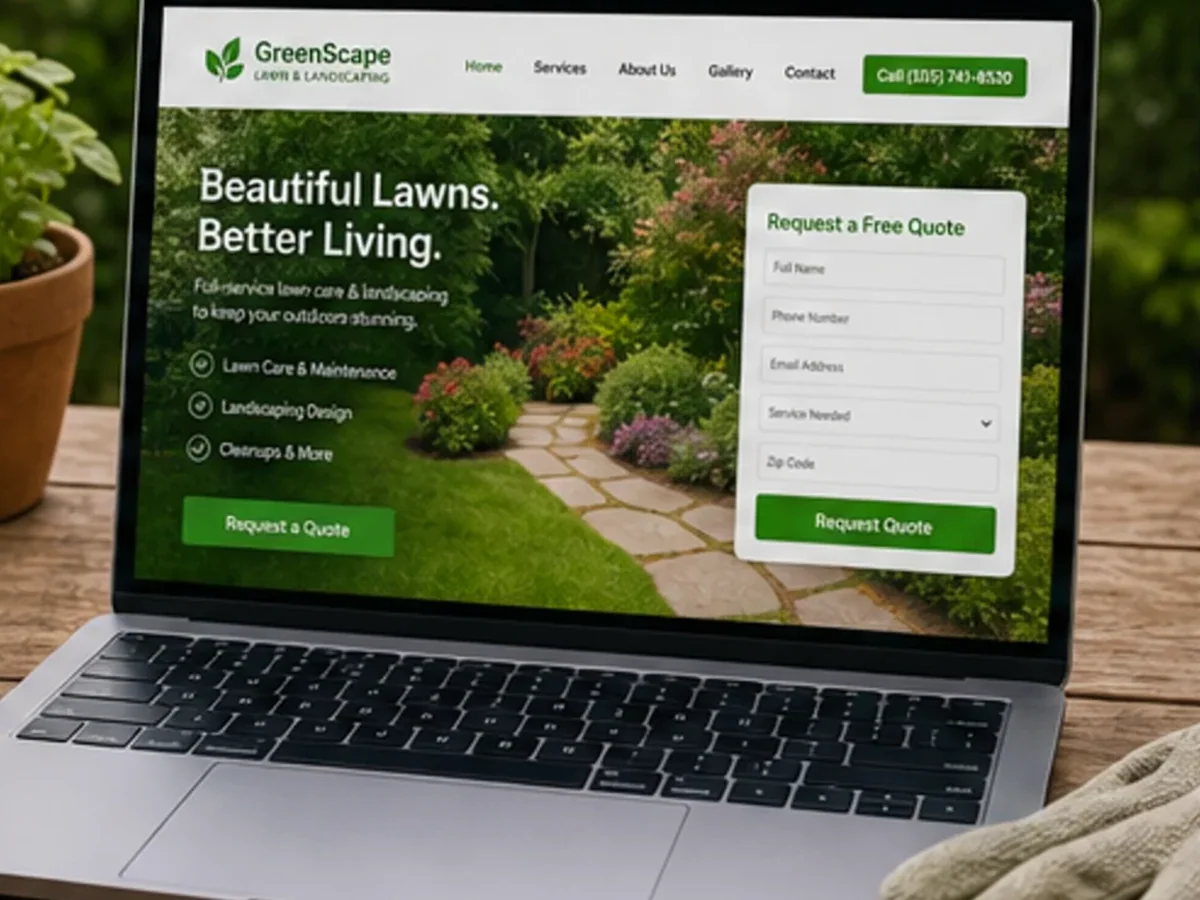 Site de încredere pentru servicii grădinărit - model de site pentru firme de grădinărit - Creare site servicii grădinărit