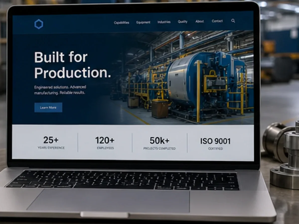 Site rapid pe mobil pentru utilaje - model de site pentru firme de utilaje - Creare site utilaje