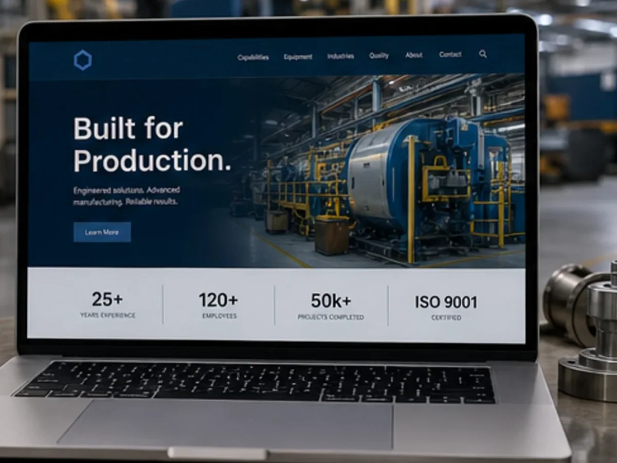Site cu servicii pentru firme de utilaje - model de site pentru firme de utilaje - Creare site utilaje