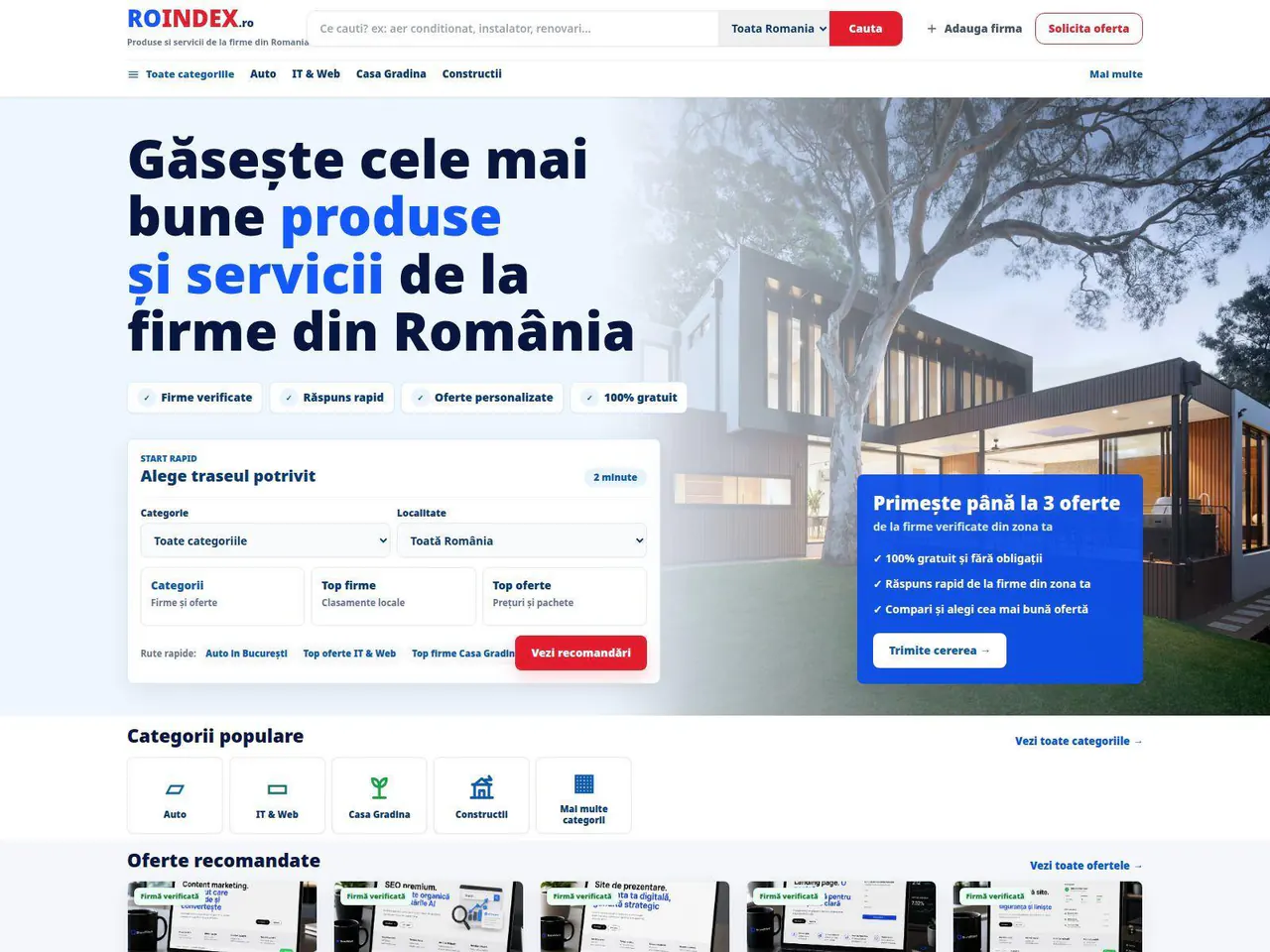 RoIndex - marketplace inteligent pentru produse și servicii - proiect RoIndex în portofoliul BrandWave